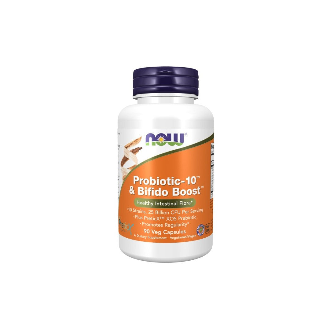 Probiotic-10 & Bifido Boost 90 Veg-Kapseln Now Foods